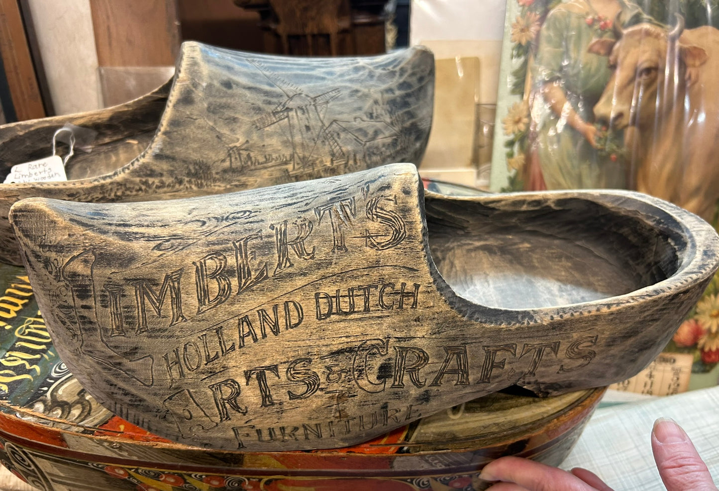LIMBERT ARTS AND CRAFTS FURNITURE ADVERTISING WOODEN SHOES