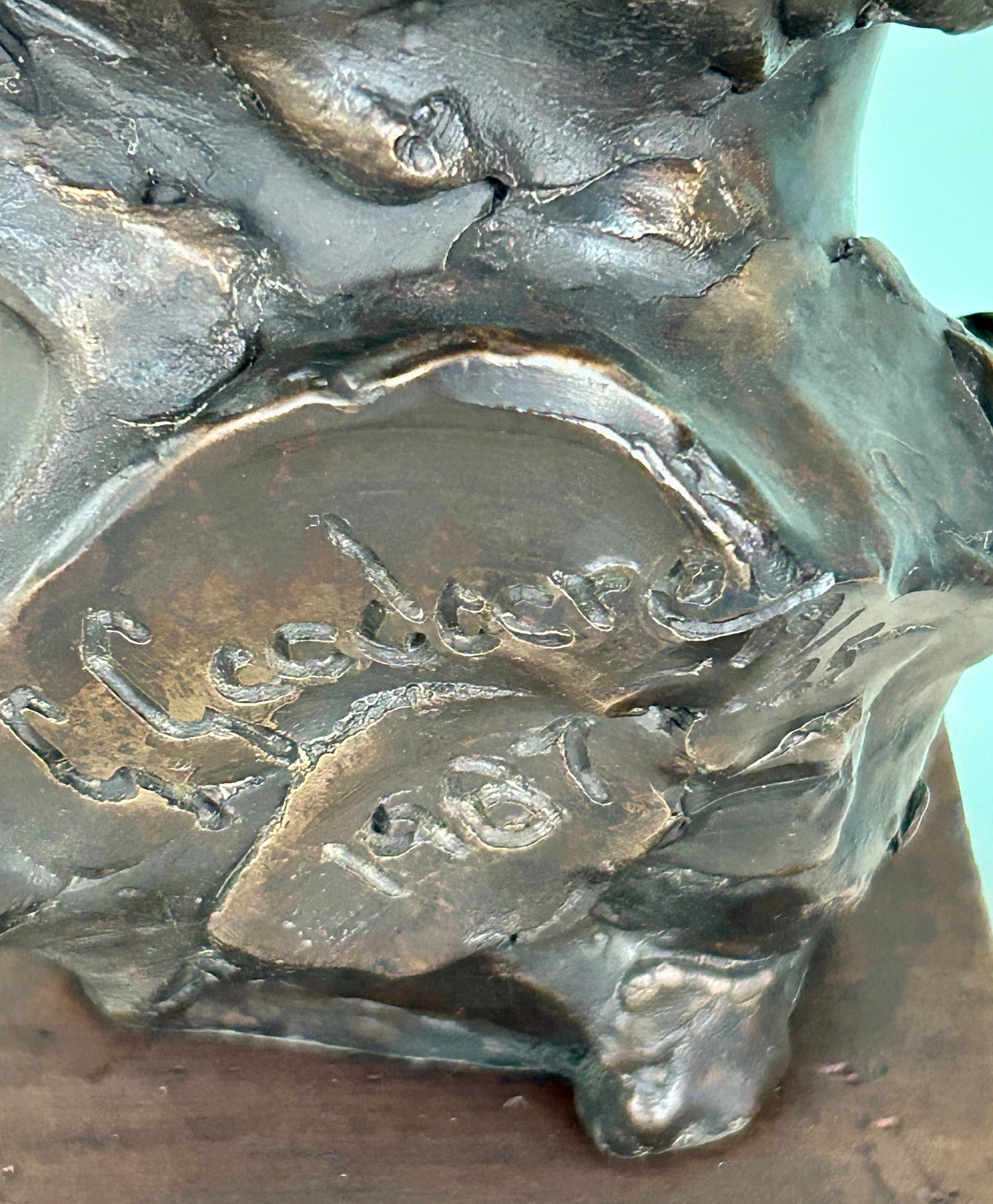 GLENNA GOODACRE BRONZE OF GIRL WITH PONY TAIL 1939-2020 NEW MEXICO & TEXAS
