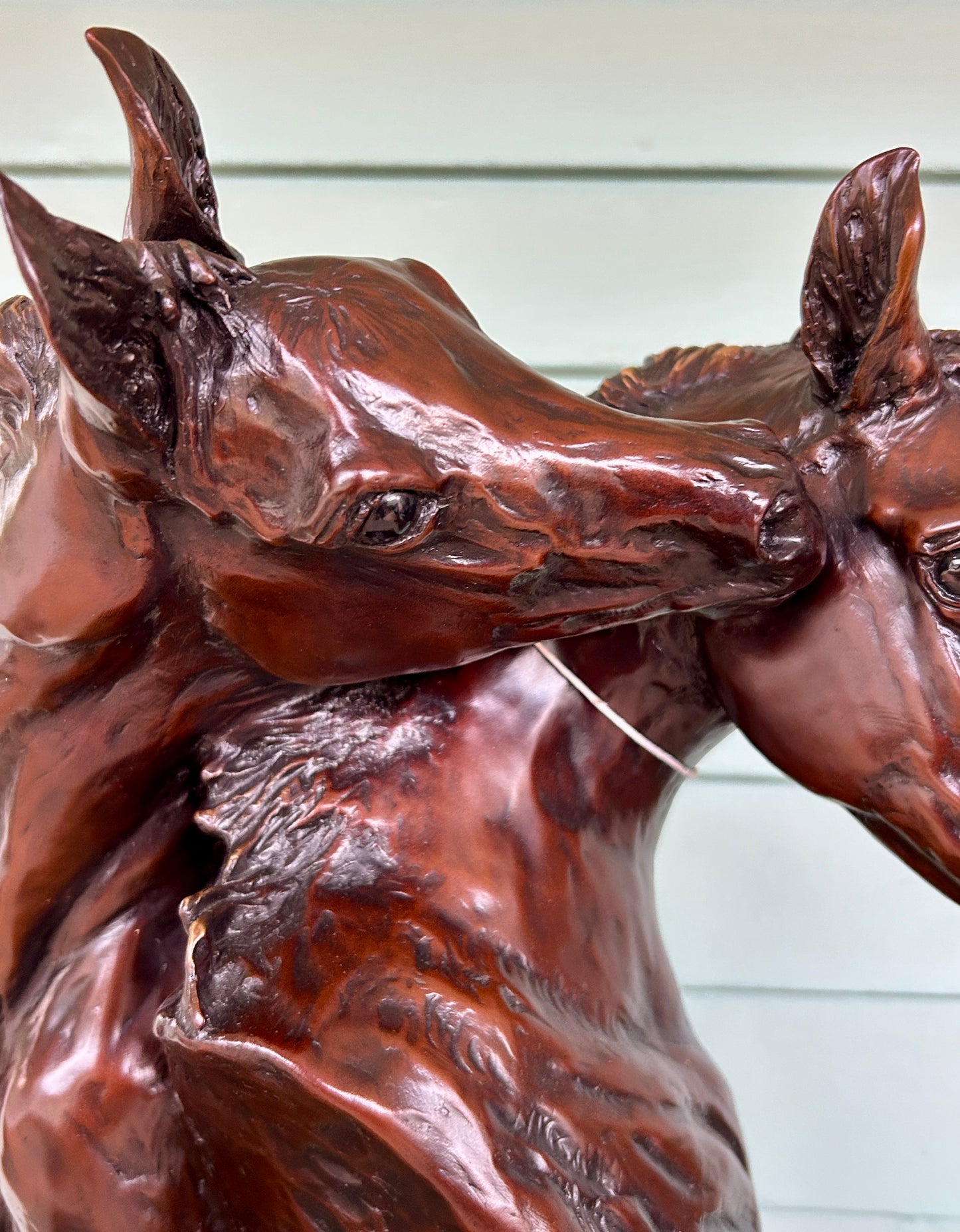CAROL CUNNINGHAM BRONZE SCULPTOR FROM COLORADO AND IOWA BRONZE OF HORSES