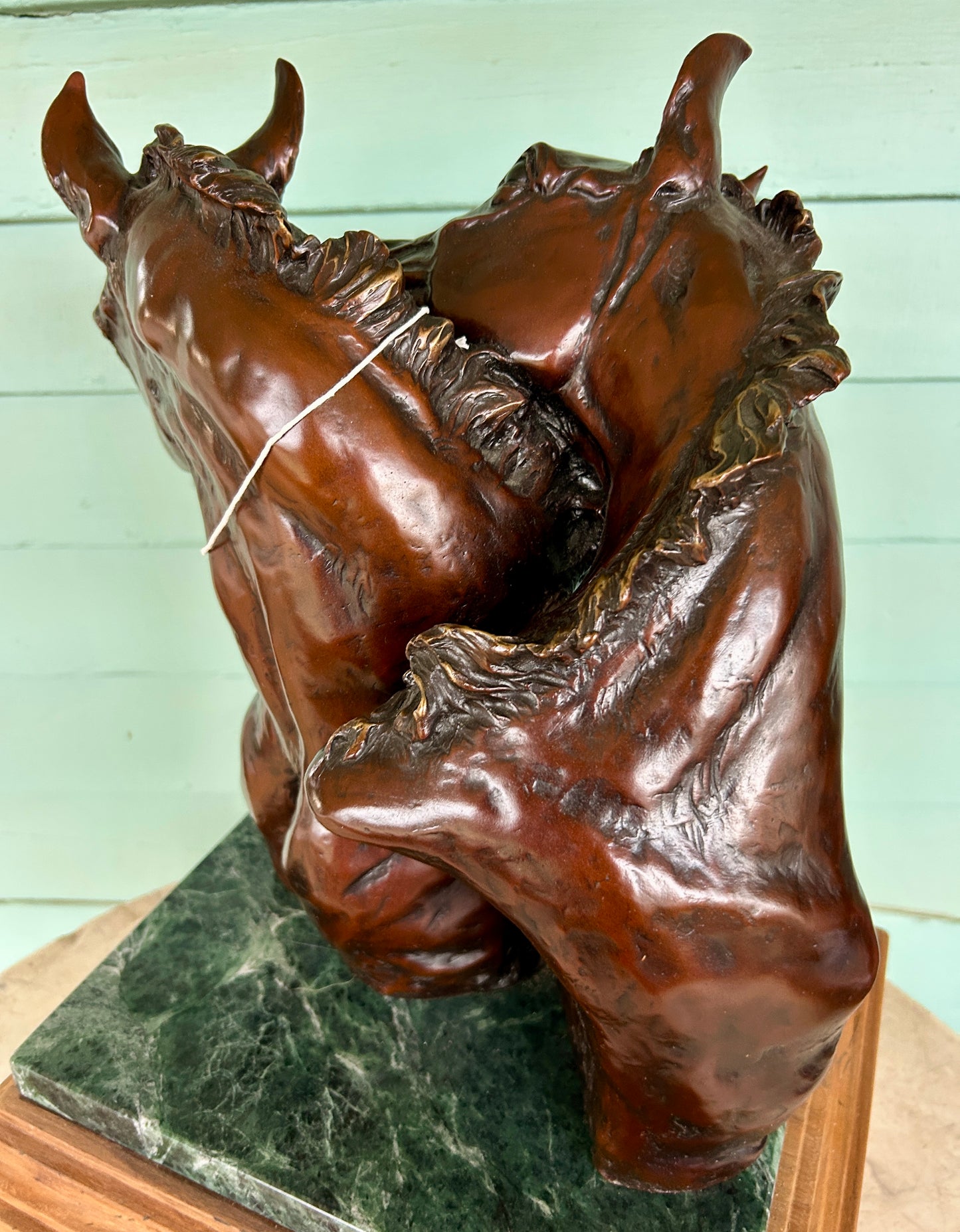 CAROL CUNNINGHAM BRONZE SCULPTOR FROM COLORADO AND IOWA BRONZE OF HORSES