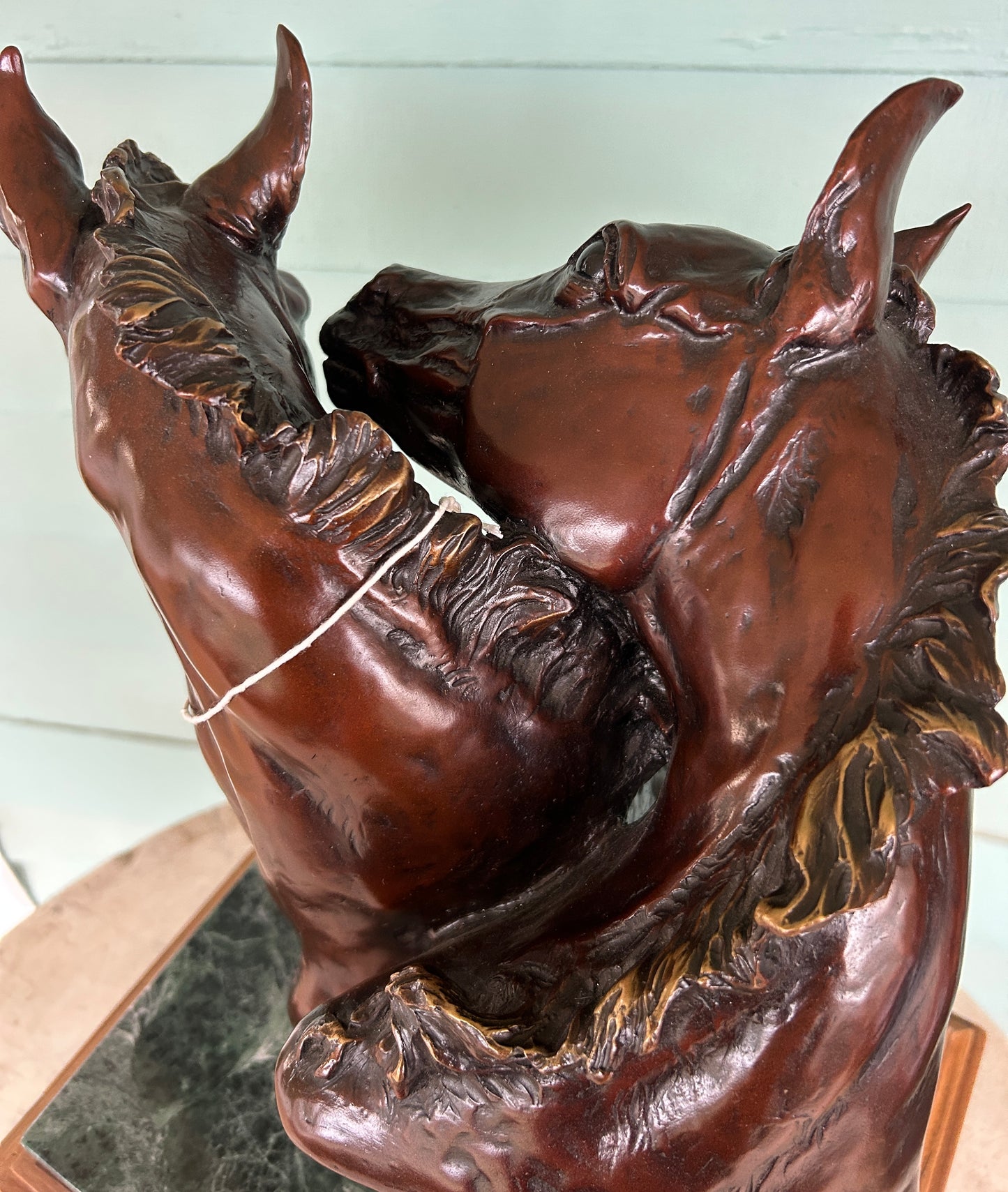 CAROL CUNNINGHAM BRONZE SCULPTOR FROM COLORADO AND IOWA BRONZE OF HORSES