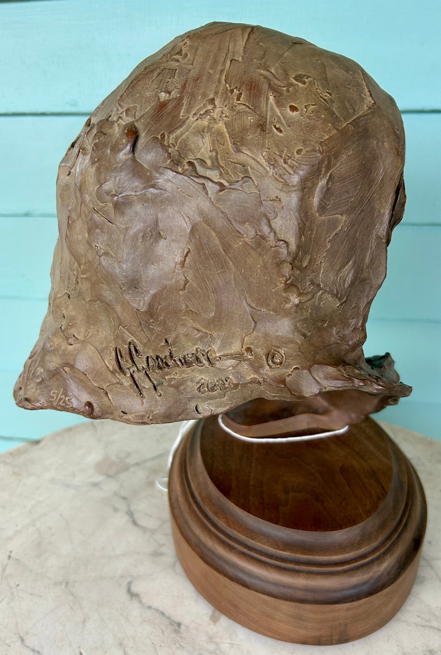 GLENNA GOODACRE OF NEW MEXICO & TEXAS BRONZE SCULPTURE OF GIRL