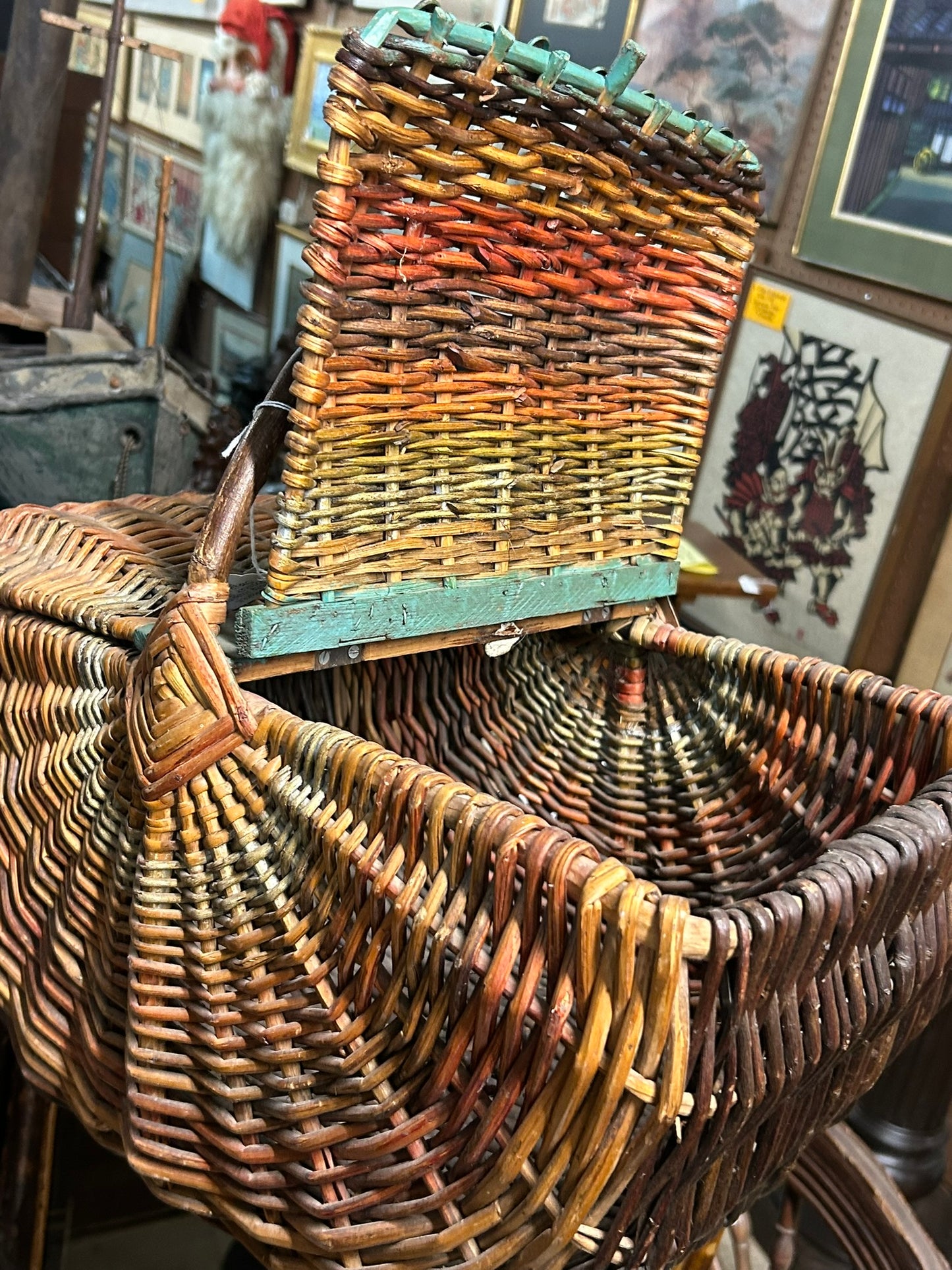 RARE KANKAKEE STATE HOSPITAL IN ILLINOIS BASKET MADE BY STEVE KORDYL