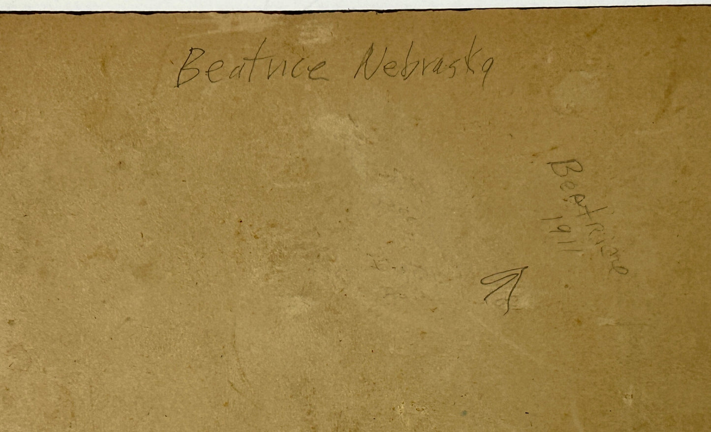 BEATRICE, NEBRASKA 1911 PHOTOGRAPH OF FLOOD SHOWING DEMPSTERS