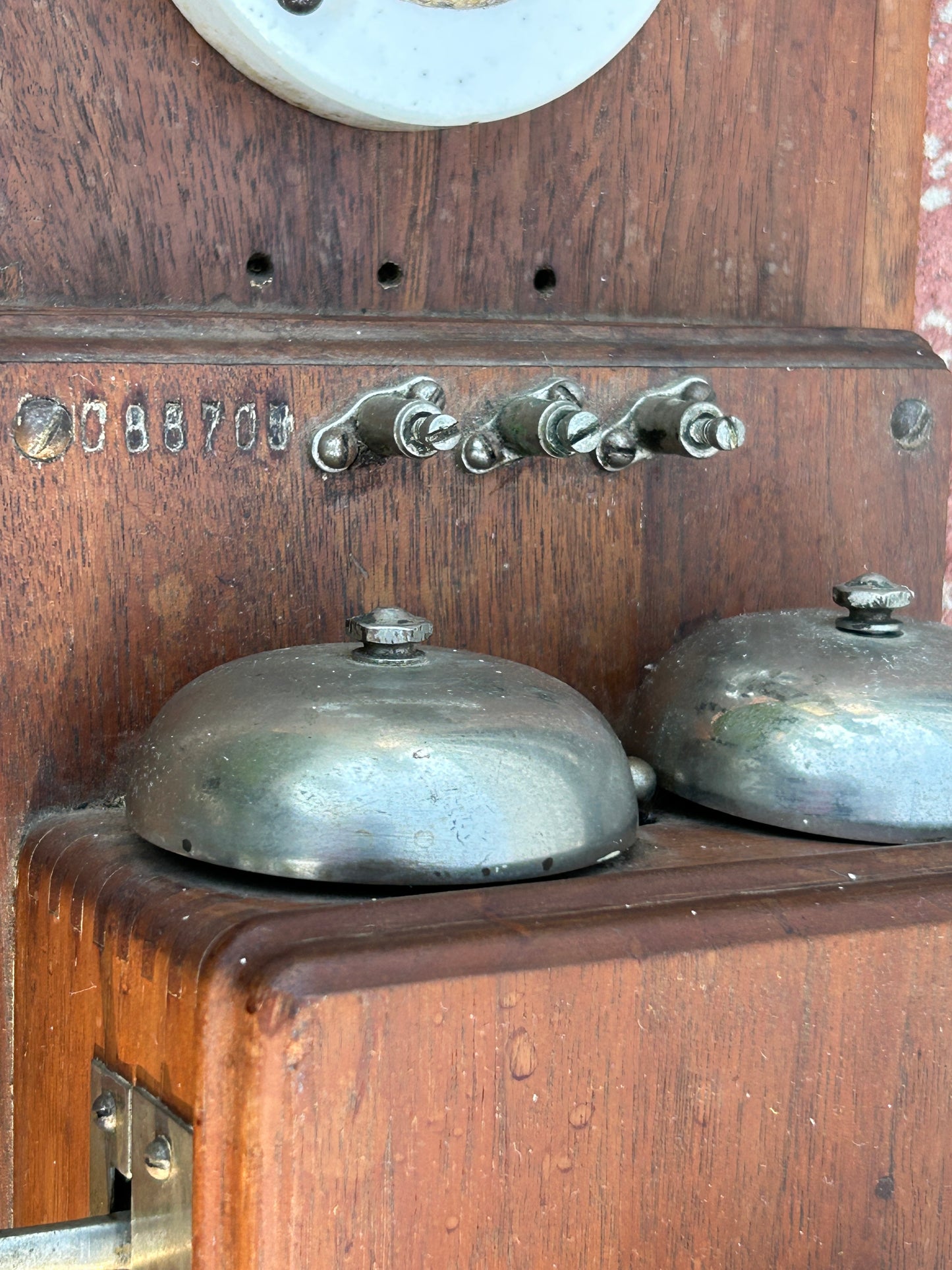ANTIQUE WESTERN ELECTRIC WOODEN WALL TELEPHONE