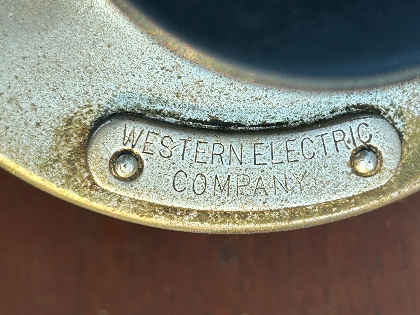 ANTIQUE WESTERN ELECTRIC WOODEN WALL TELEPHONE