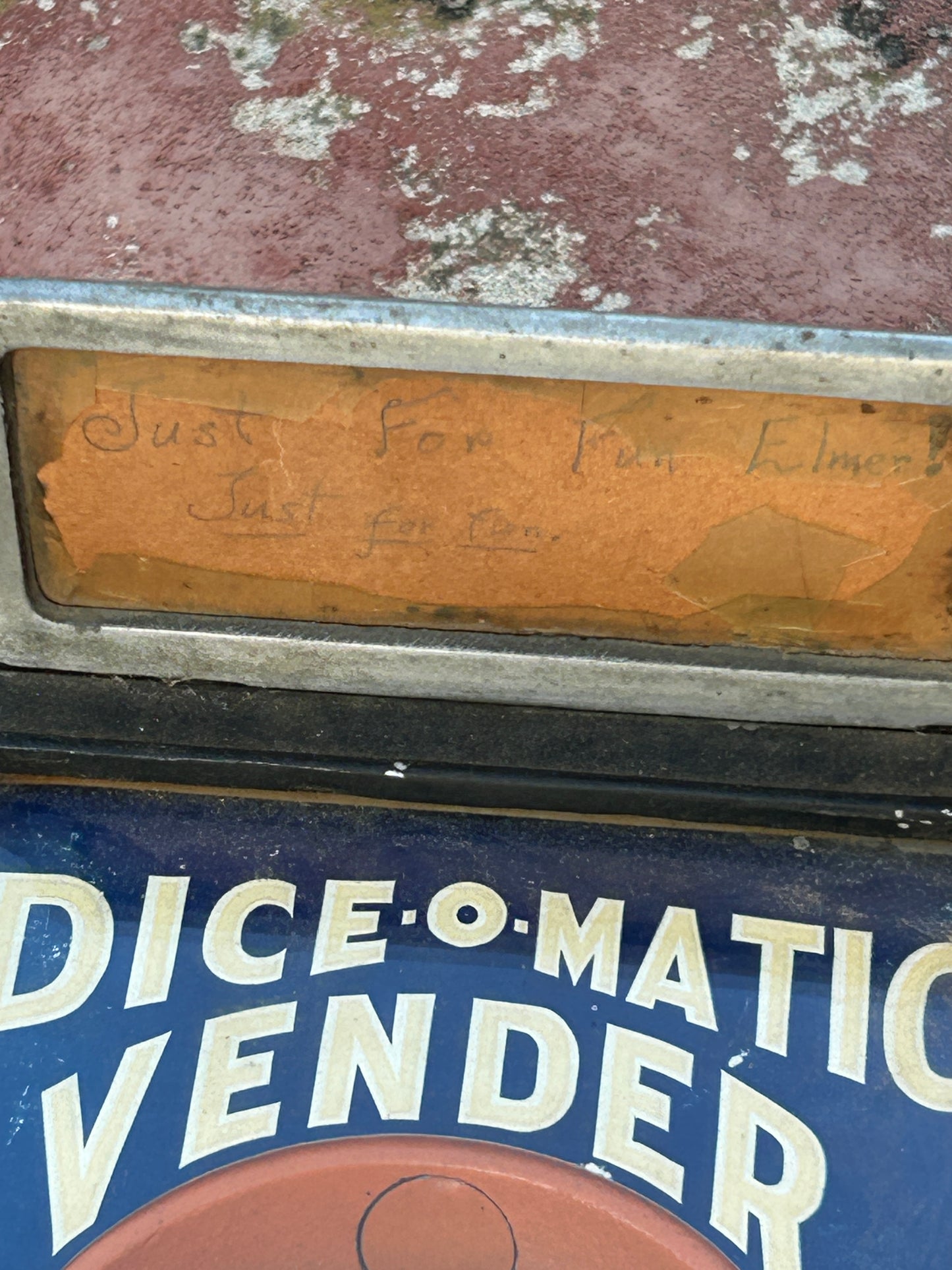DICE-O-MATIC  TRADE SIMULATOR GAMING MACHINE 1934