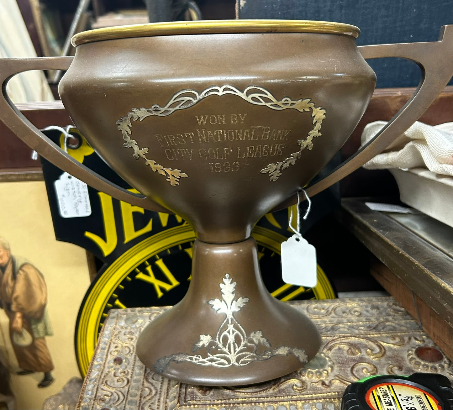 CITY OF LINCOLN NEBRASKA 1933 GOLF LEAGUE TROPHY