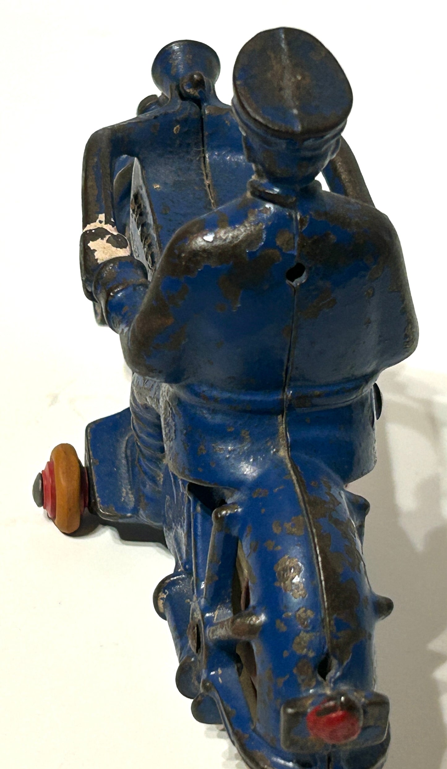 ANTIQUE CAST IRON CHAMPION TOY MOTORCYCLE