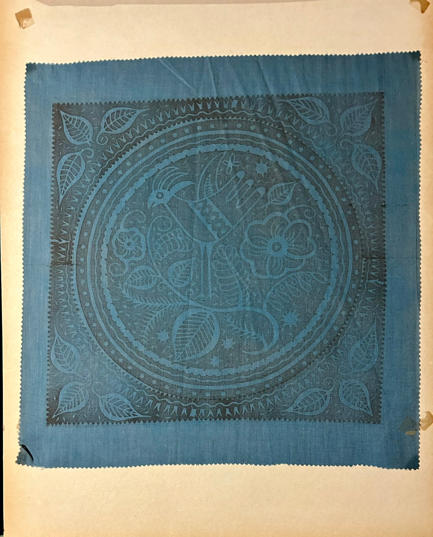 MILWAUKEE WORKS PROGRESS ADMINISTRATION LARGE ALBUM OF SILK SCREEN ILLUSTRATIONS ON CLOTH