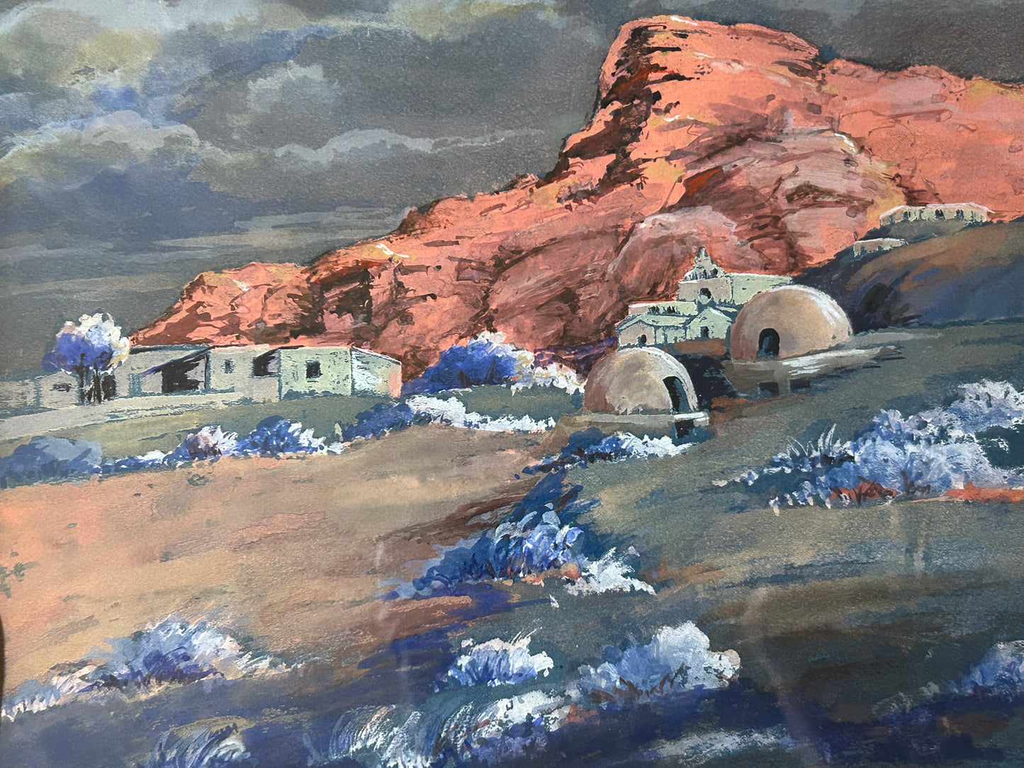 KANSAS CITY ARTIST ZENITH FRIEL WATERCOLOR