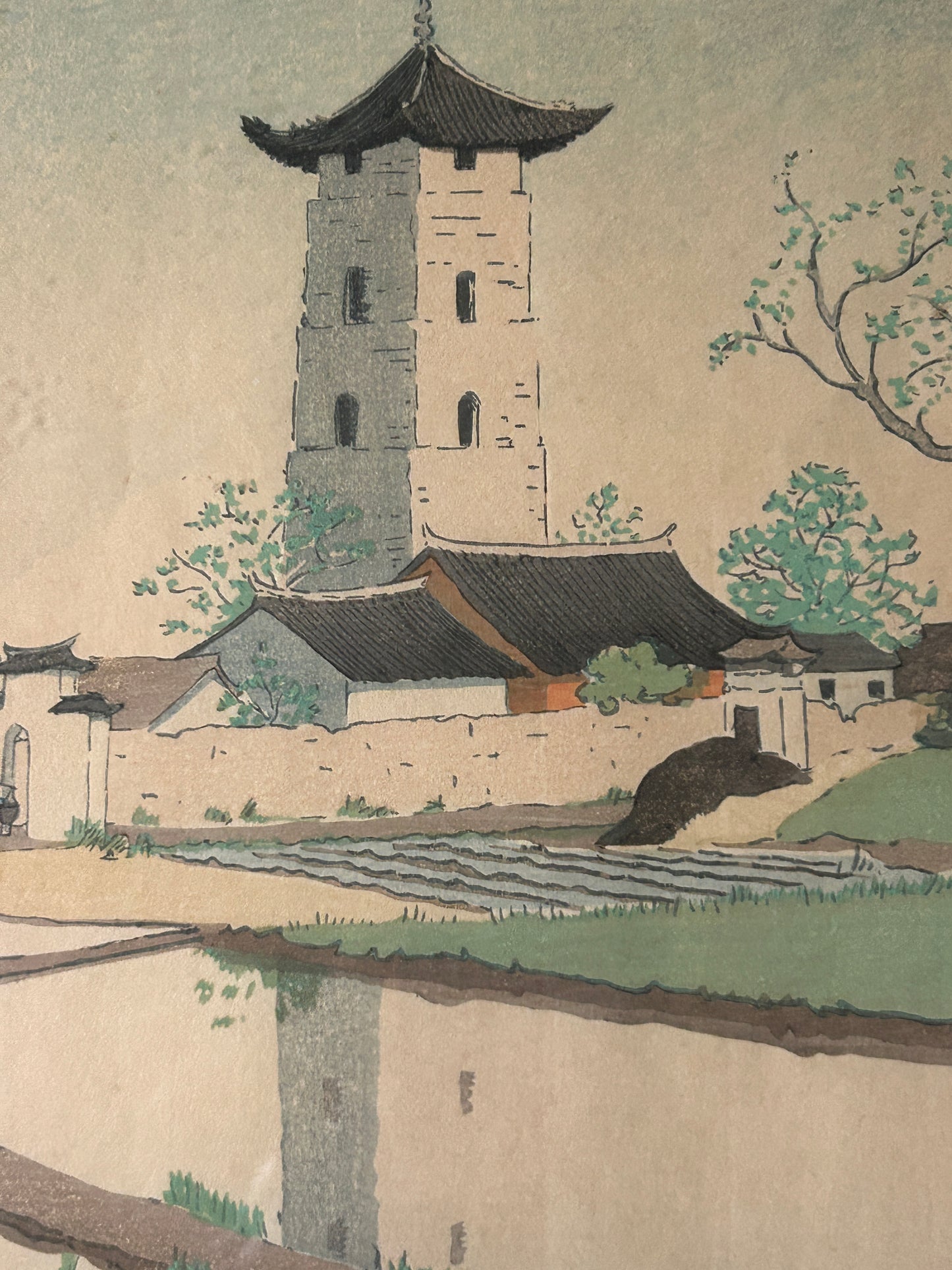 ELIZABETH KEITH 1887-1956 SCOTTISH ARTIST WOODBLOCK