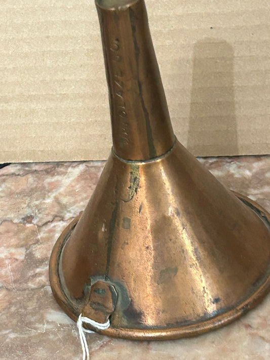 WM. GLAZE COMPANY PALMETTO ARMORY SOUTH CAROLINA RARE COPPER FUNNEL