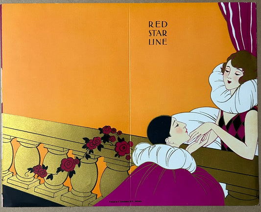 RED STAR LINE SHIP ADVERTISEMENT