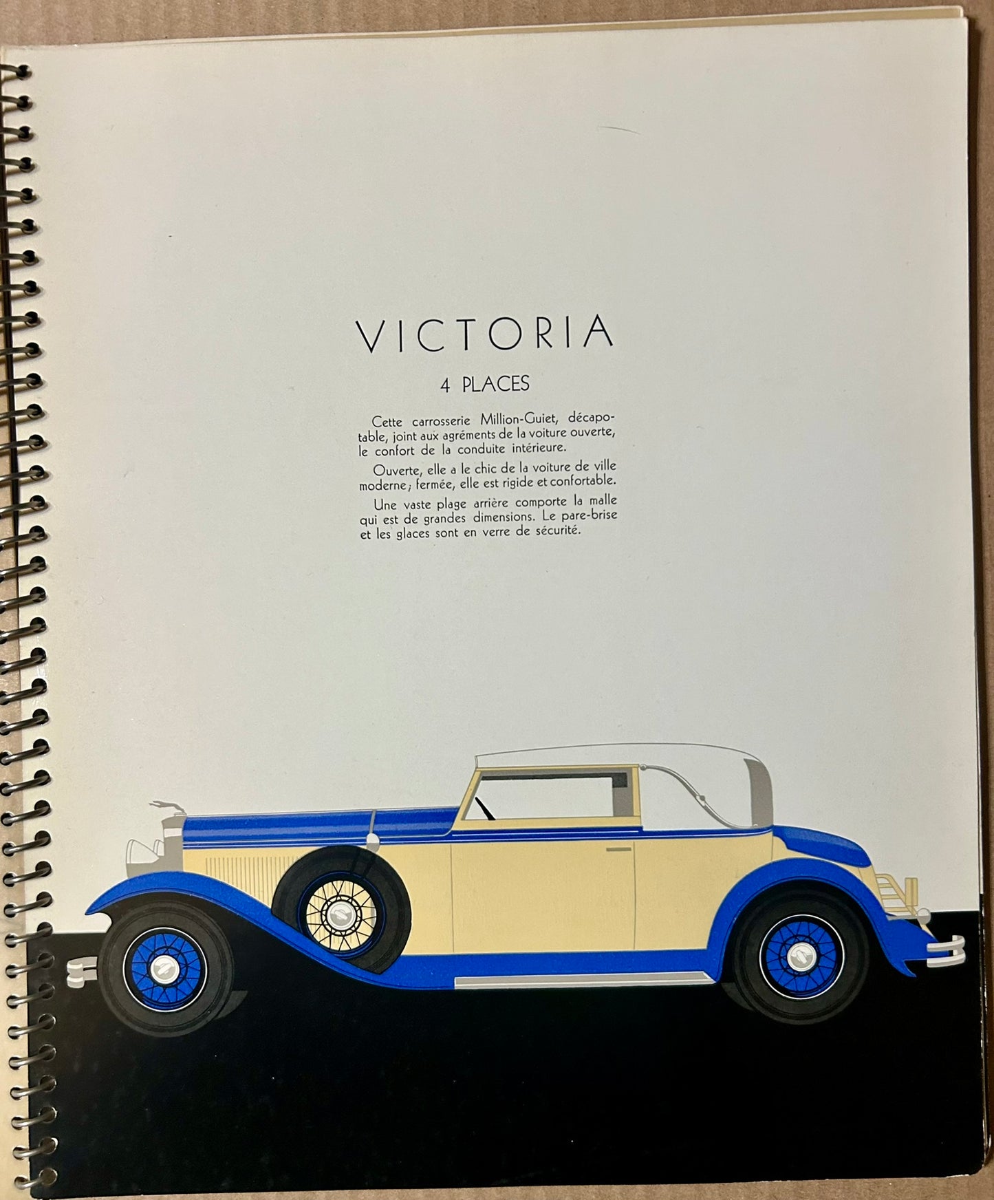 AUTOMOBILES LINCOLN PARIS FANCY CATALOG OF CARS CIRCA 1930