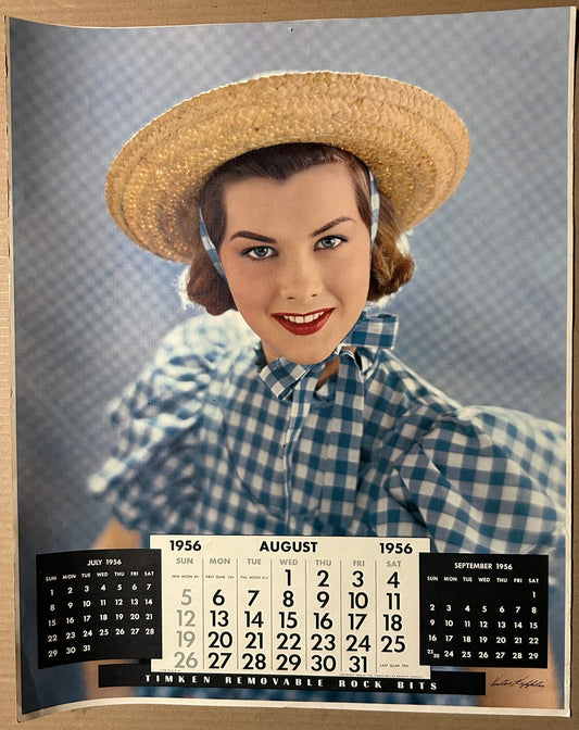 1956 VICTOR KEPPLER PHOTOGRAPHER PRETTY GIRL CALENDAR