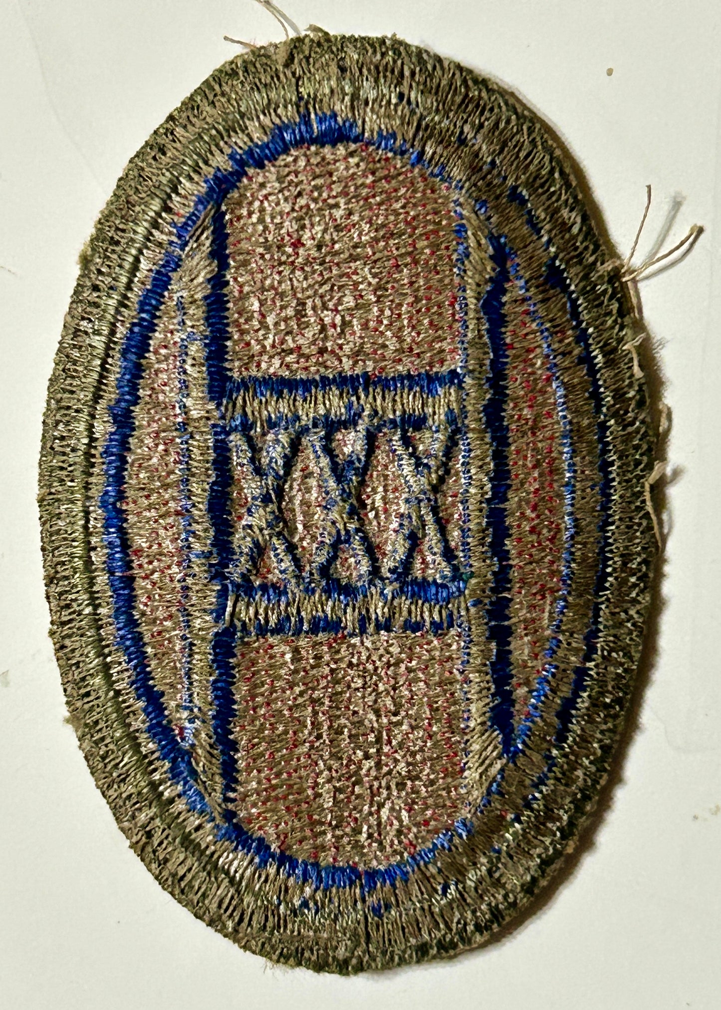 WWII U.S. ARMY 30TH INFANTRY DIVISION UNIT PATCH WITH RARER COLORS