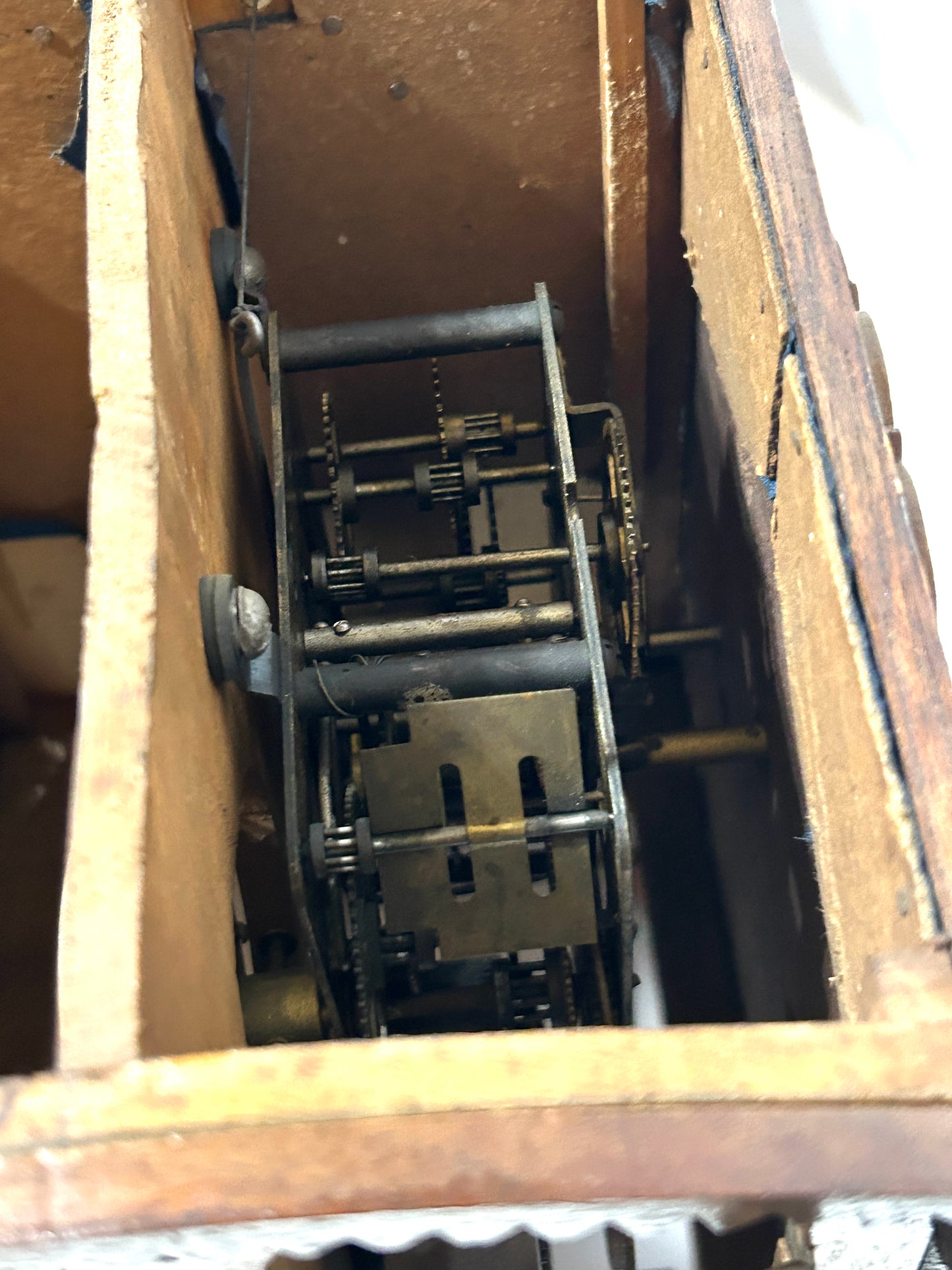 ANTIQUE FRETWORK LOCOMOTIVE CLOCK