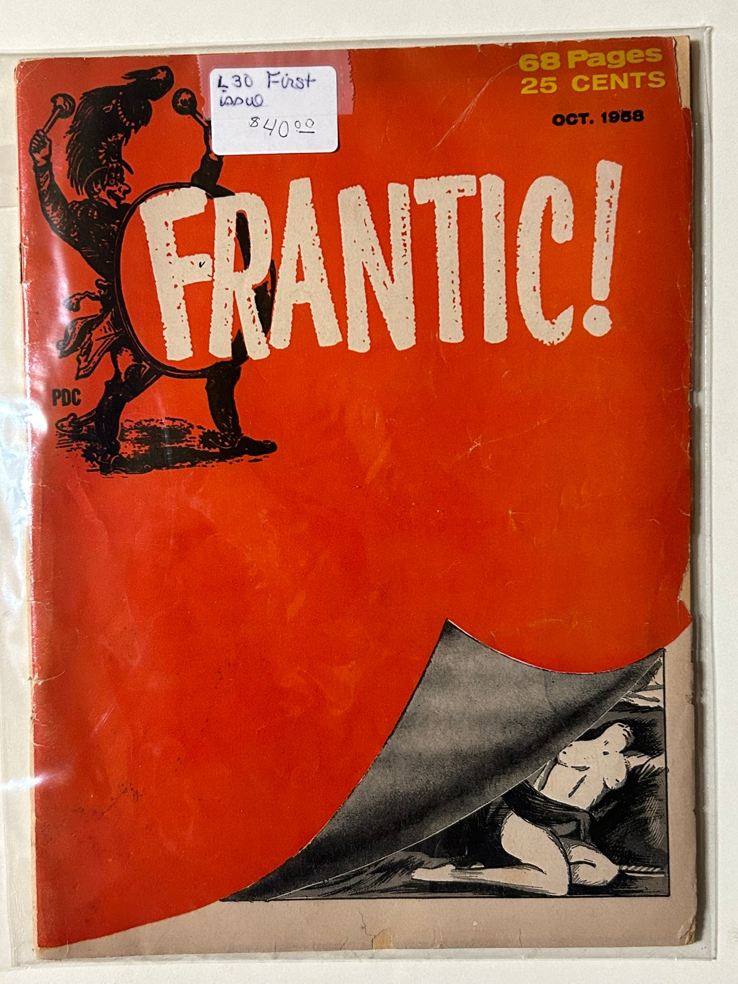 FRANTIC! MAGAZINE FIRST ISSUE OCT. 1958