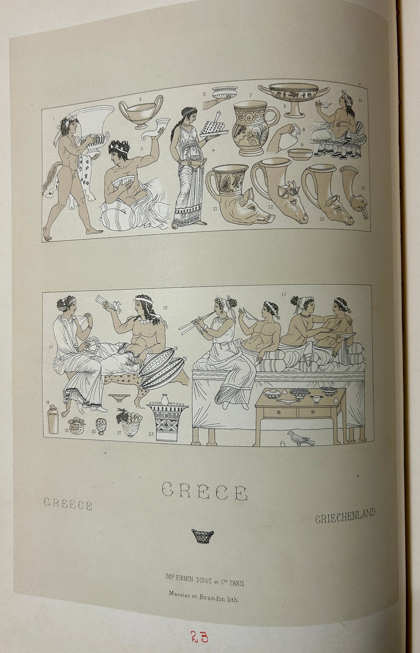 LE COSTUME HISTORIQUE RARE LARGE FOLIO SIX VOLUME 1888 SET OF CHROMOLITH0GRAPHS