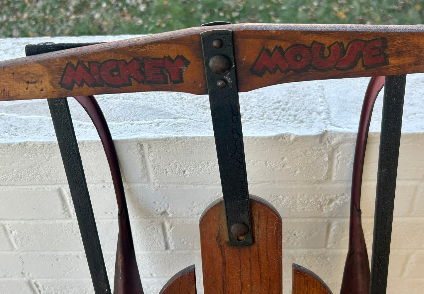 MICKEY MOUSE 1930'S SLED