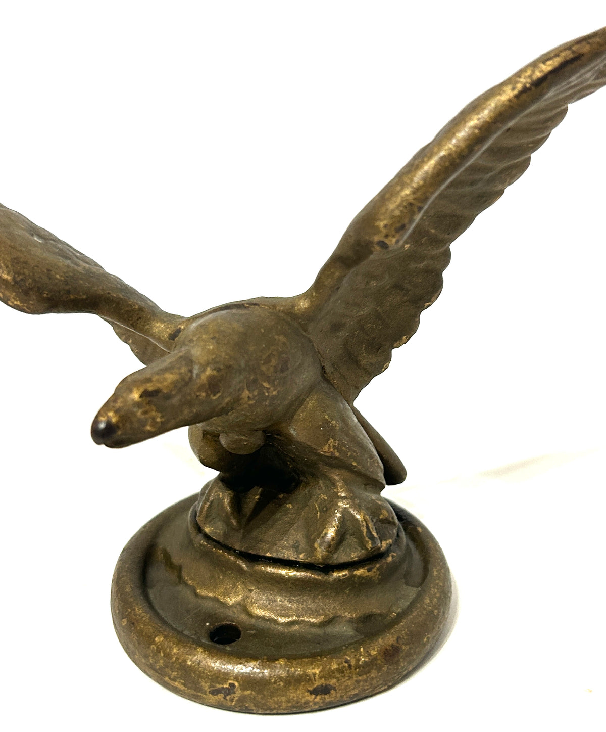 ANTIQUE CAST IRON EAGLE WITH WINGS OUT