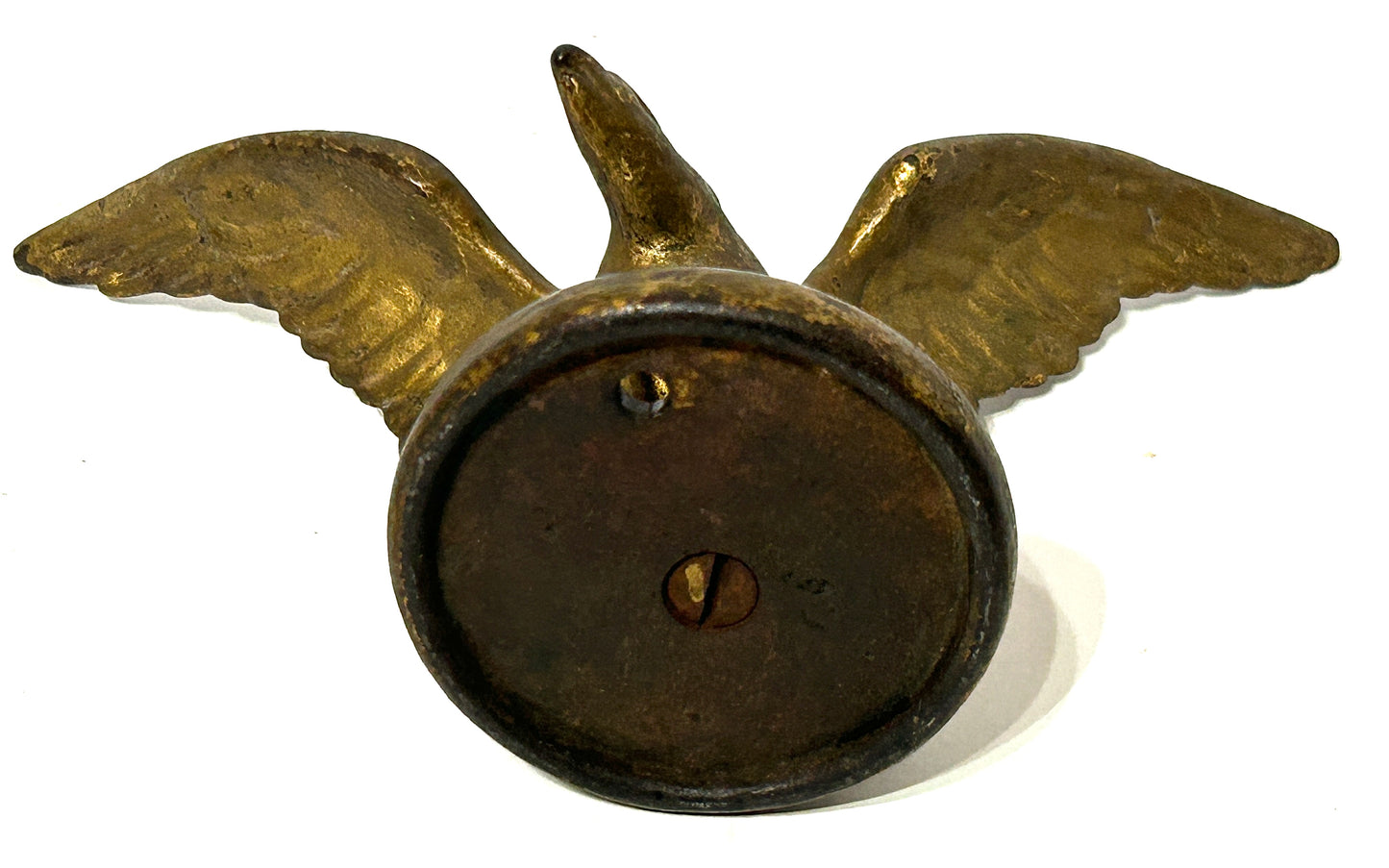 ANTIQUE CAST IRON EAGLE WITH WINGS OUT