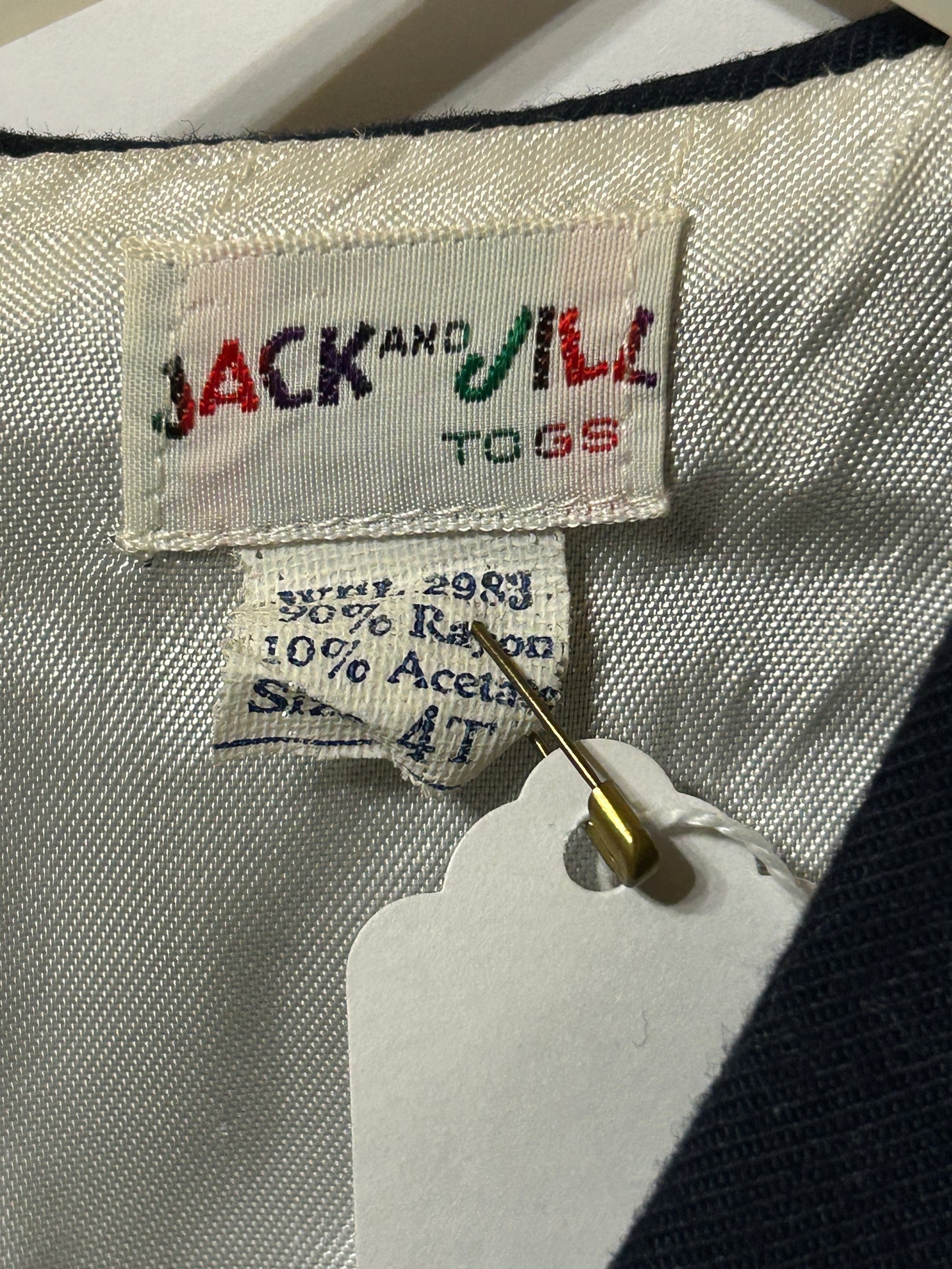 CHILD'S SAILOR JACKET 1950'S