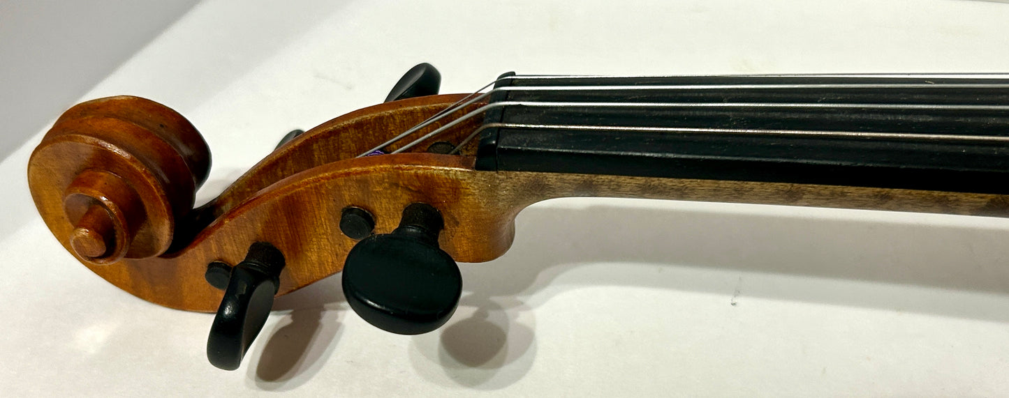 ANTIQUE VIOLIN SIGNED ALBERTO BERTINI NAPLES 1909