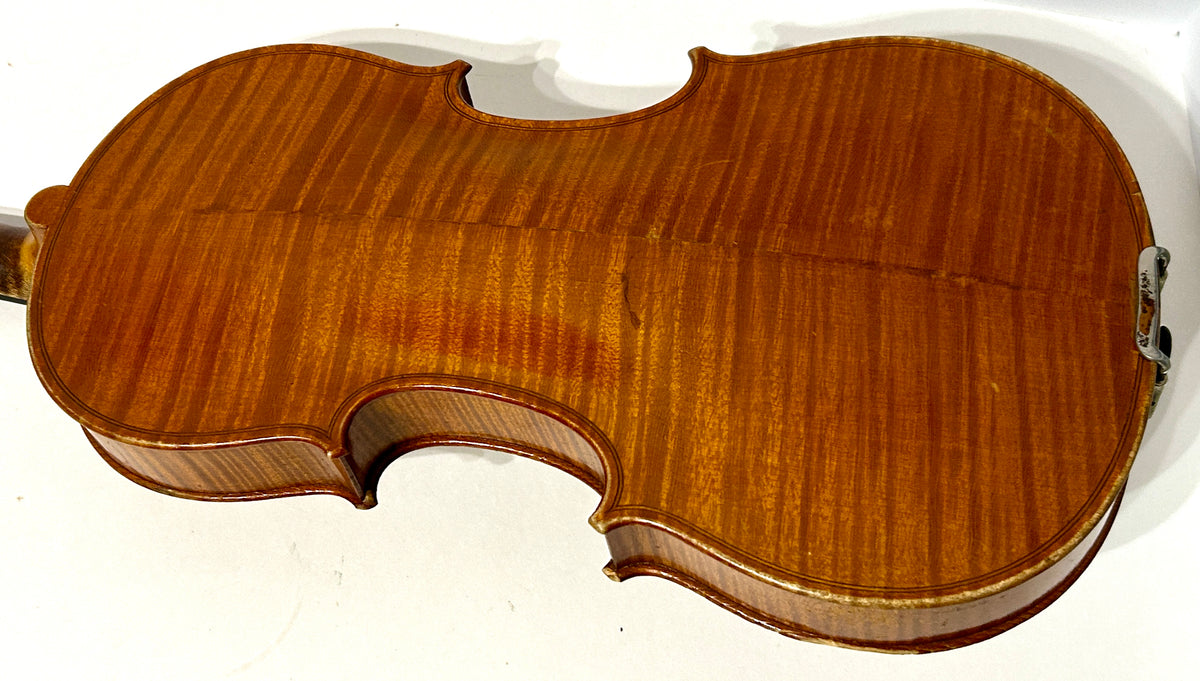 ANTIQUE VIOLIN SIGNED ALBERTO BERTINI NAPLES 1909