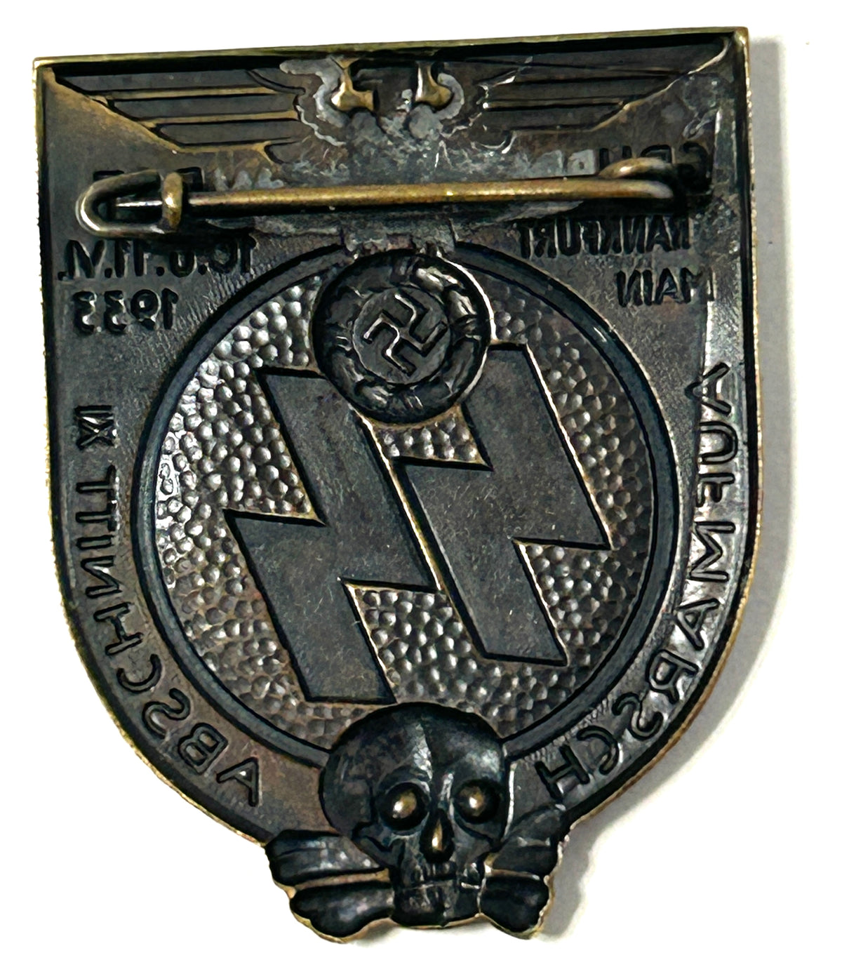 GERMAN GRUPPE WEST SS 1933 BADGE