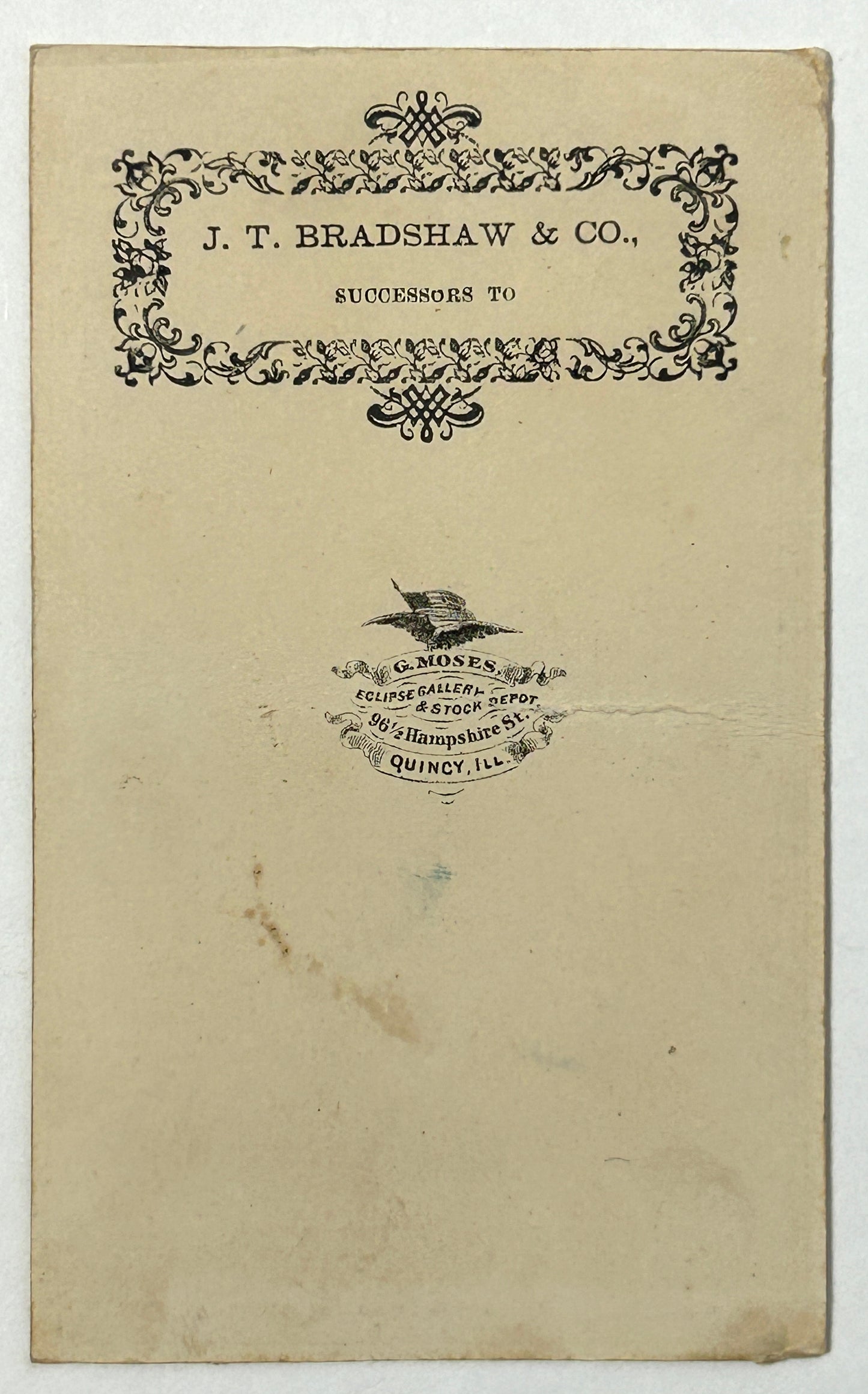 ANTIQUE CDV PHOTOGRAPH OF SIDESHOW ATTRACTION "DUKE THE $80,000 DUKE"