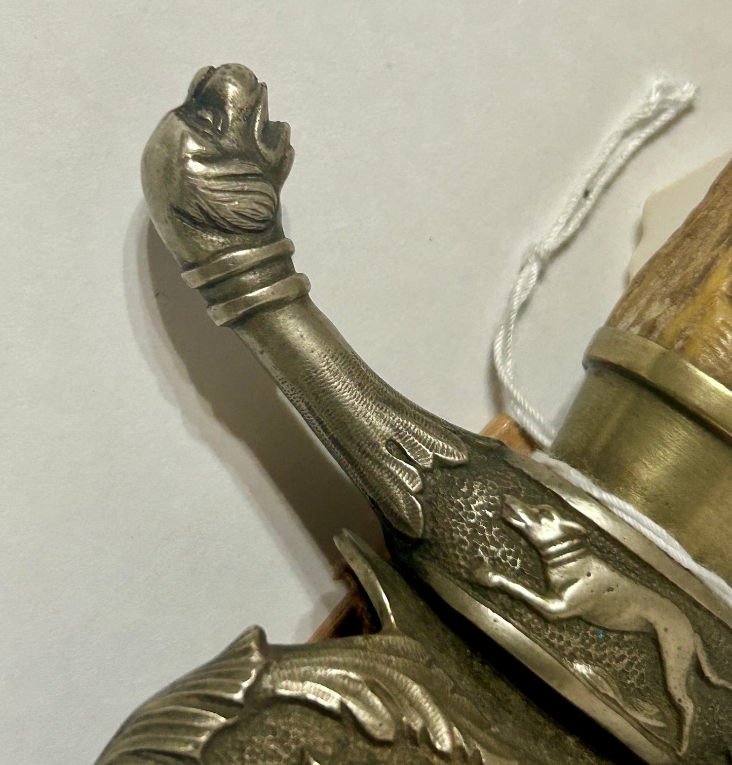 HUNTING DAGGER GERMAN WITH FANCY CARVED ANTELOPE HANDLE