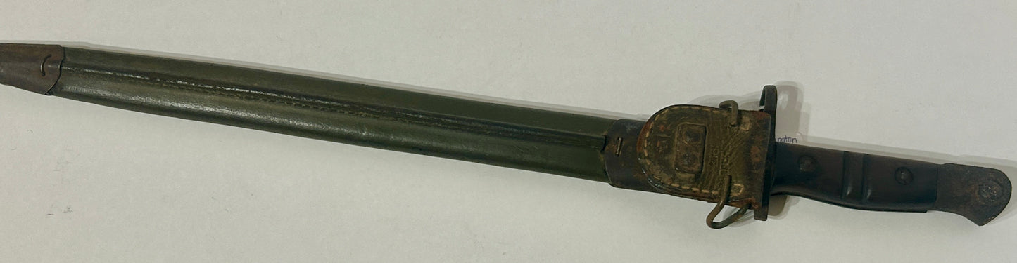 REMINGTON 1917 MODEL BAYONET AND SCABBARD