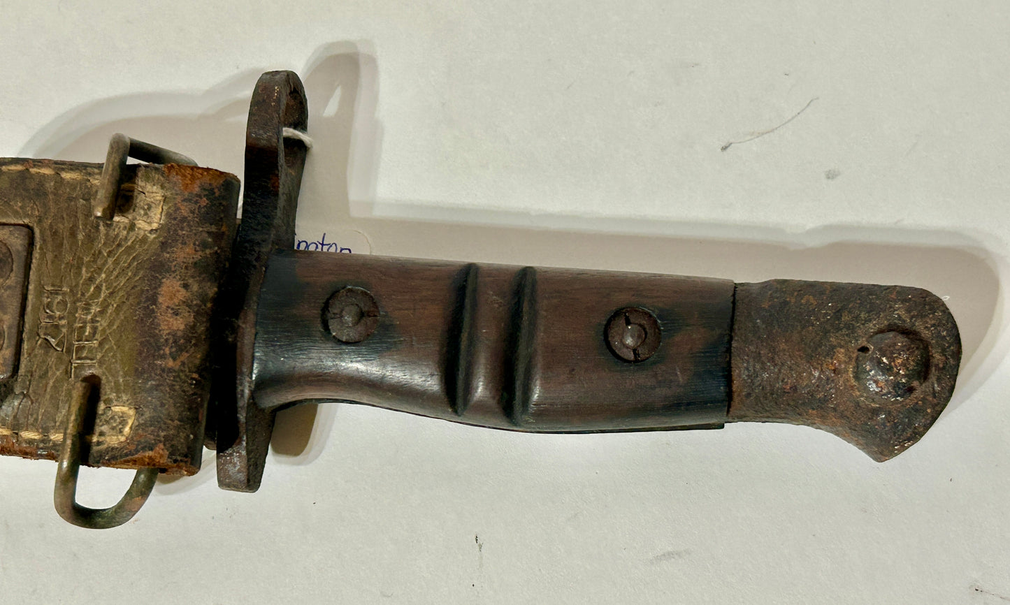 REMINGTON 1917 MODEL BAYONET AND SCABBARD