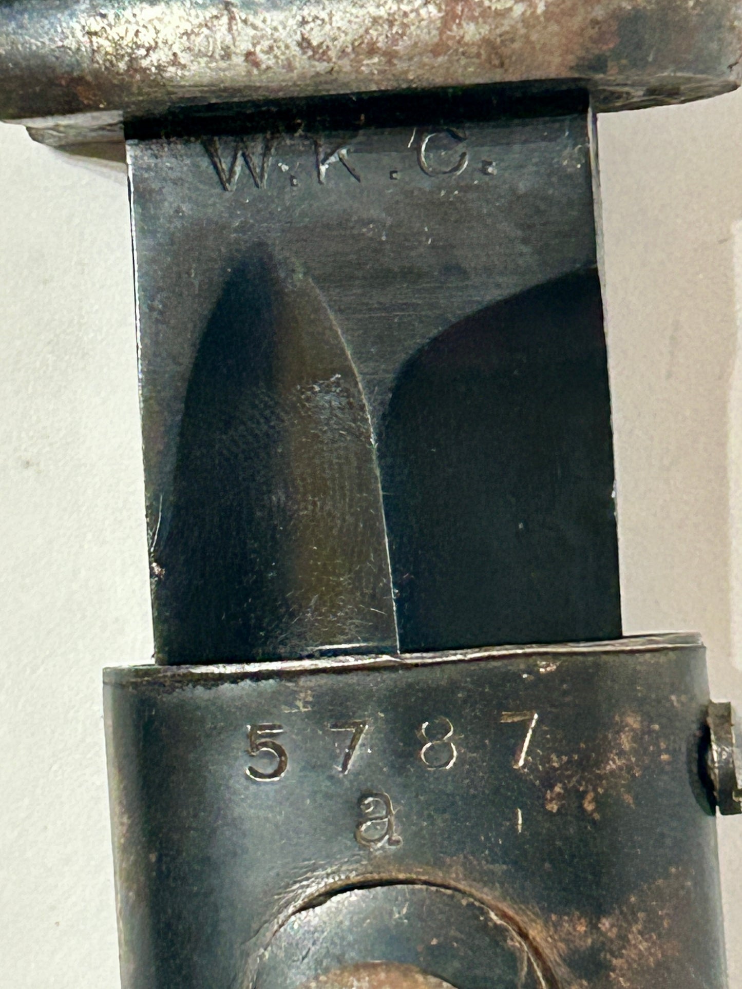 GERMAN W K C 1939 BAYONET AND SCABBARD