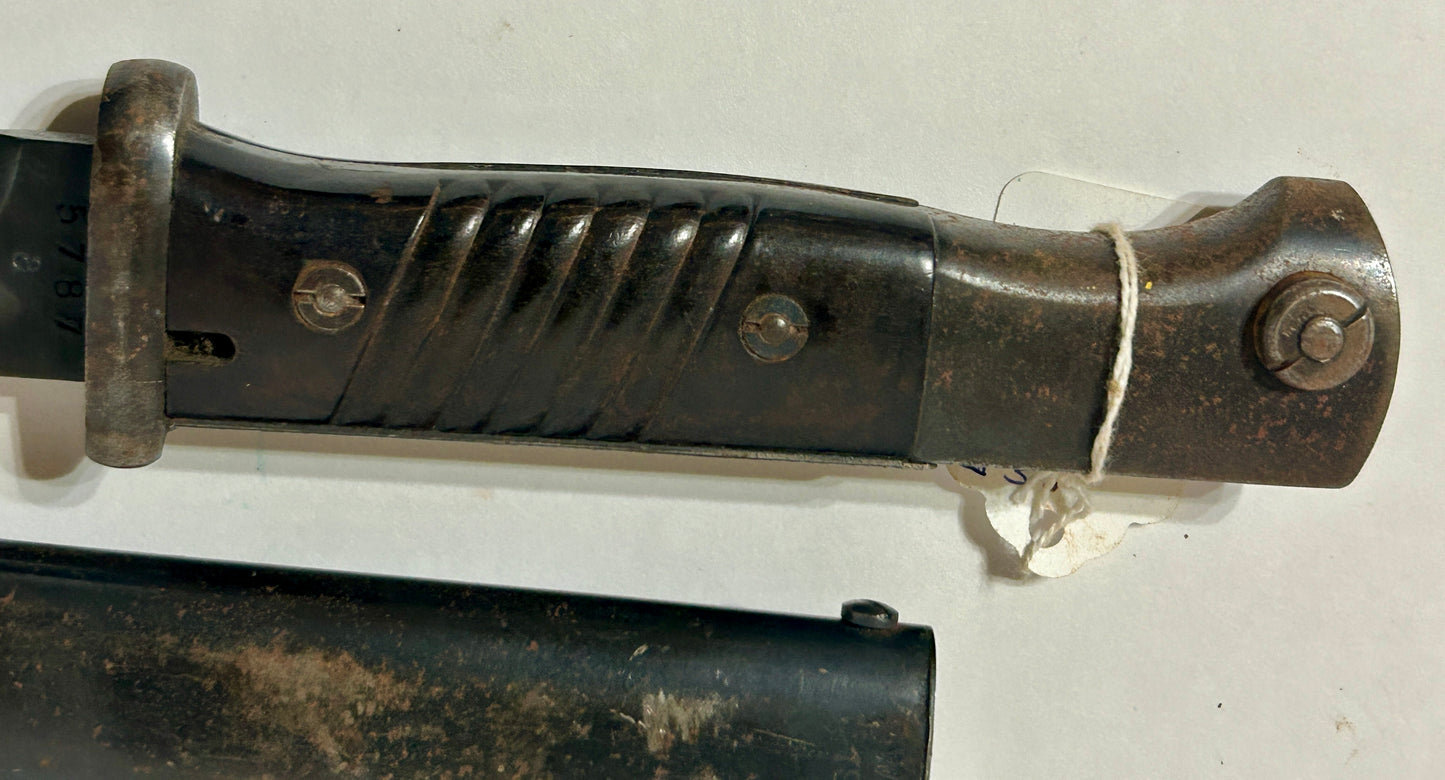 GERMAN W K C 1939 BAYONET AND SCABBARD