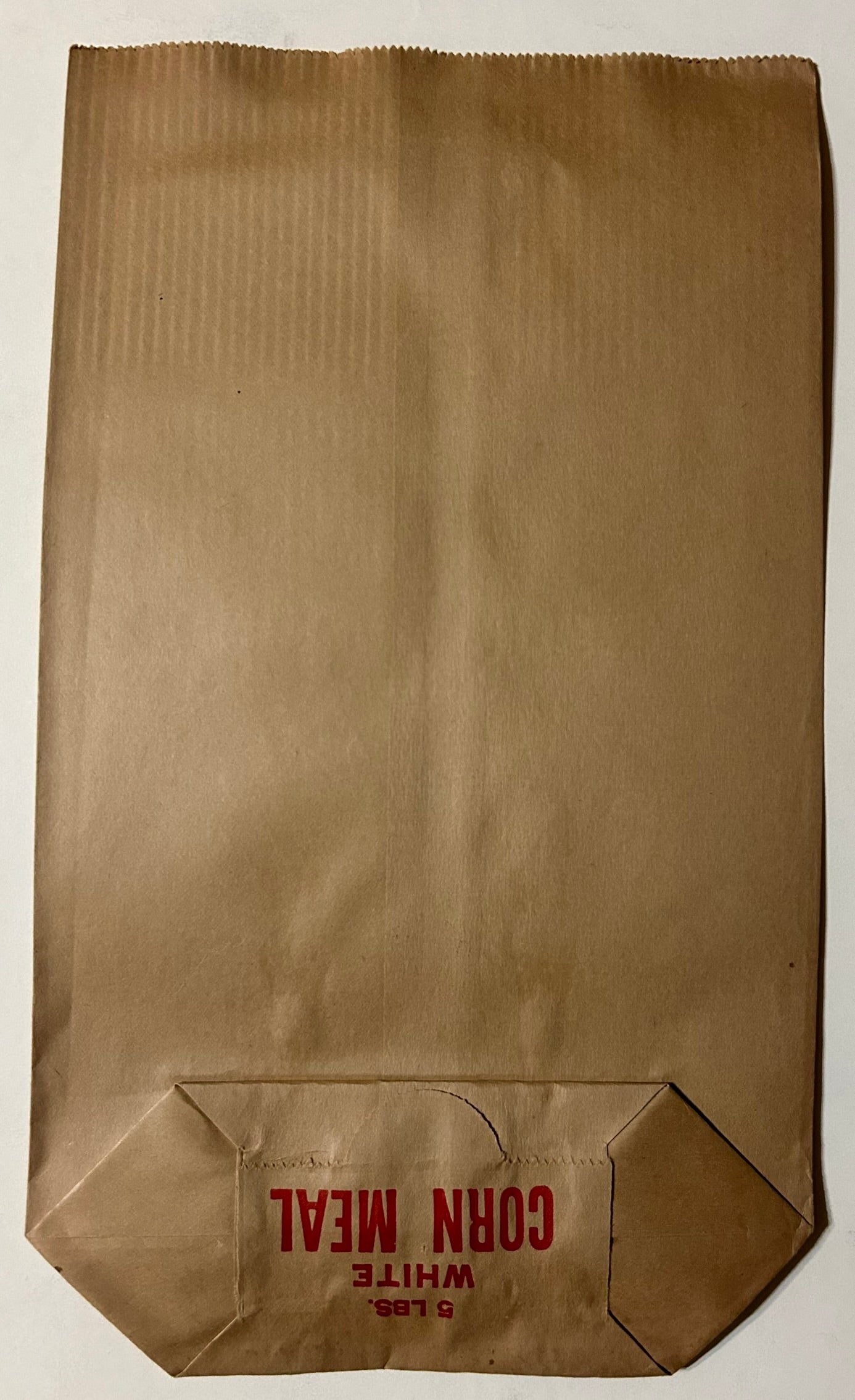 ANTIQUE CORN MEAL SACK WITH GREAT GRAPHICS