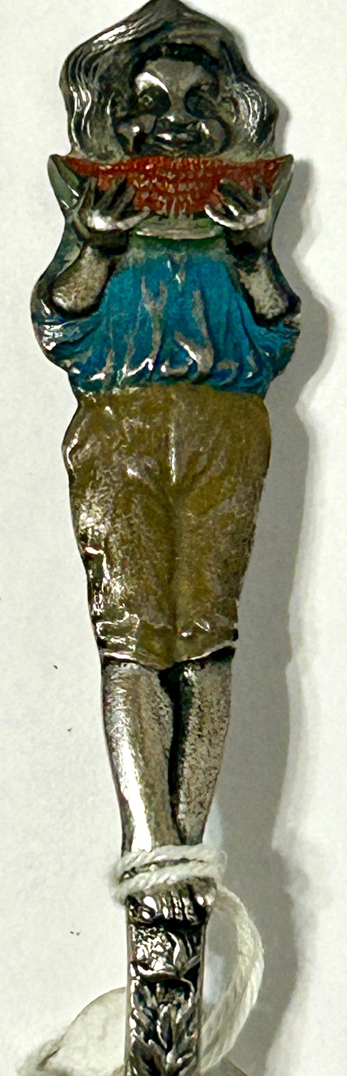 ANTIQUE "WATERMELON BOY" STERLING SILVER ST. LOUIS CATHEDRAL NEW ORLEANS