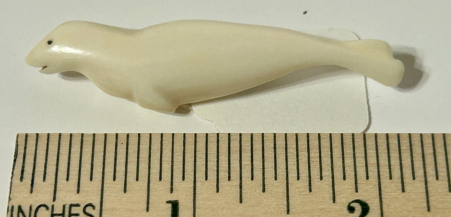 WALRUS IVORY SEAL PIN