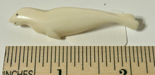 WALRUS IVORY SEAL PIN