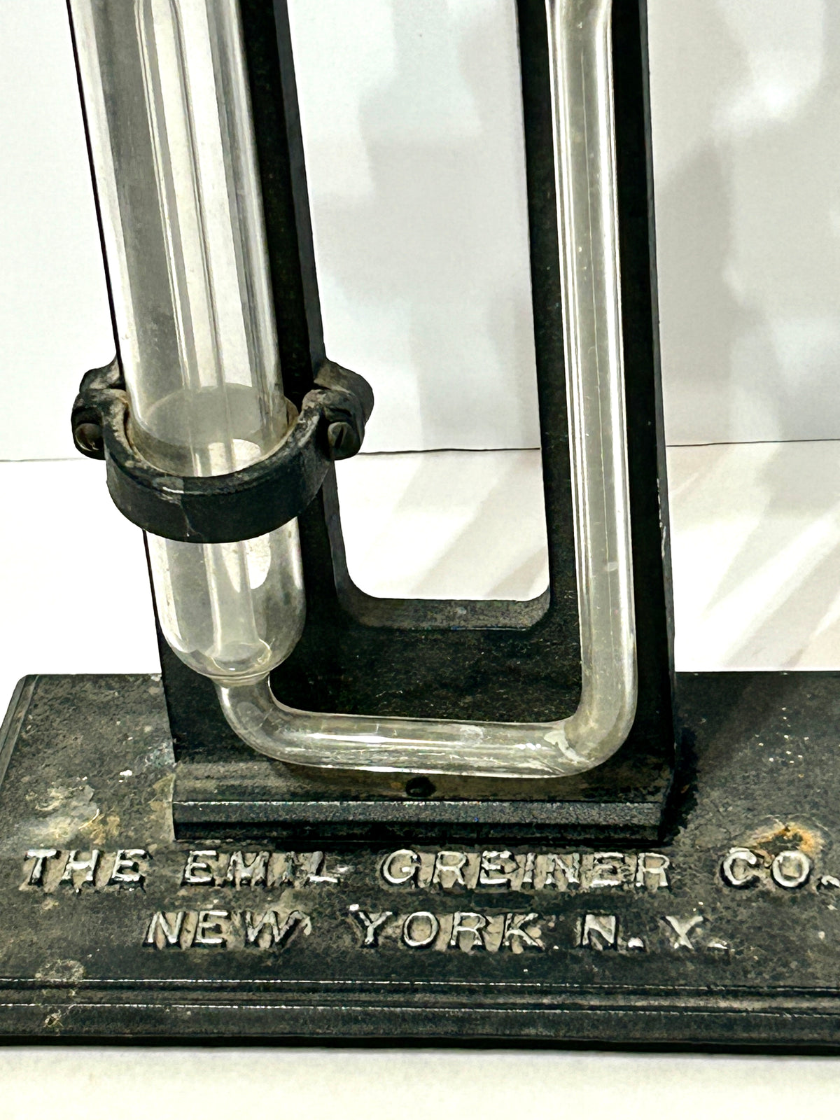 ANTIQUE THE EMIL GREINER CO.  SCIENTIFIC MCLEAD VACUUM GUAGE