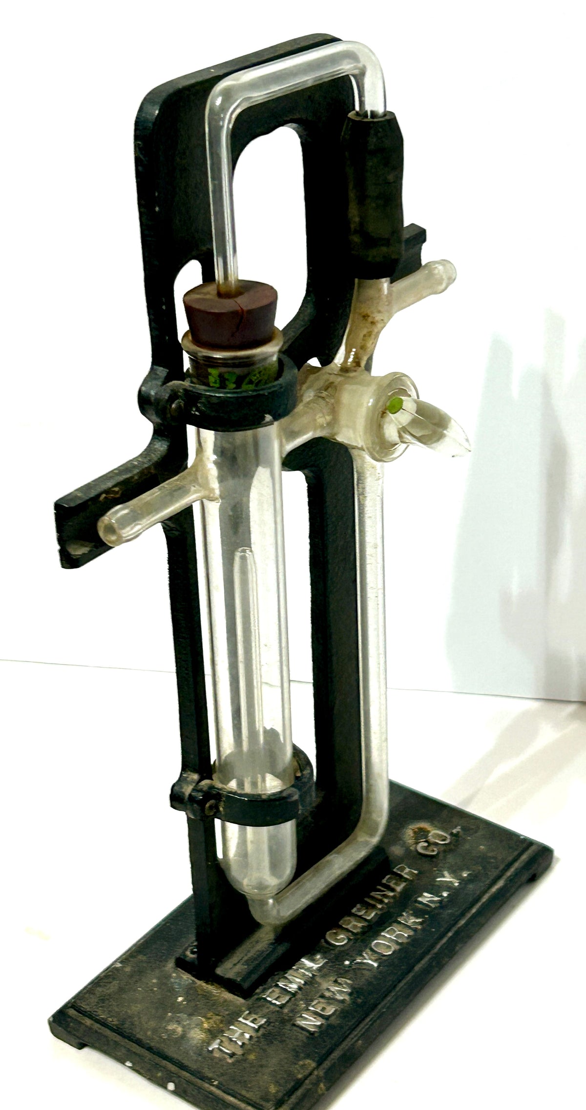 ANTIQUE THE EMIL GREINER CO.  SCIENTIFIC MCLEAD VACUUM GUAGE