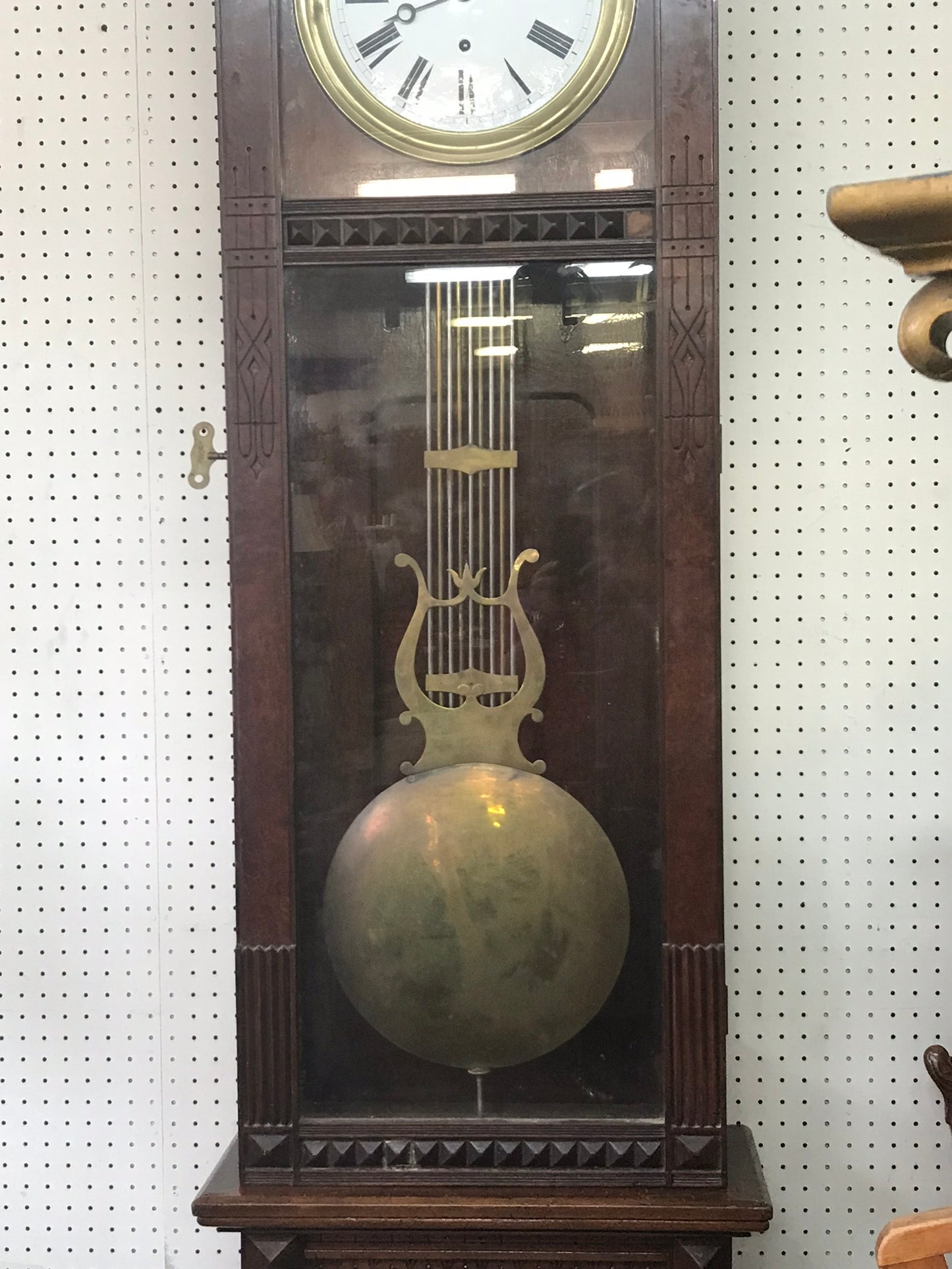 LARGE GILBERT JEWELER's REGULATOR WALL CLOCK