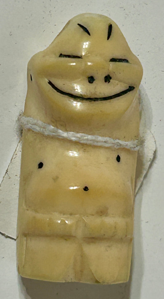 WALRUS IVORY SMALL CARVED BILLIKEN