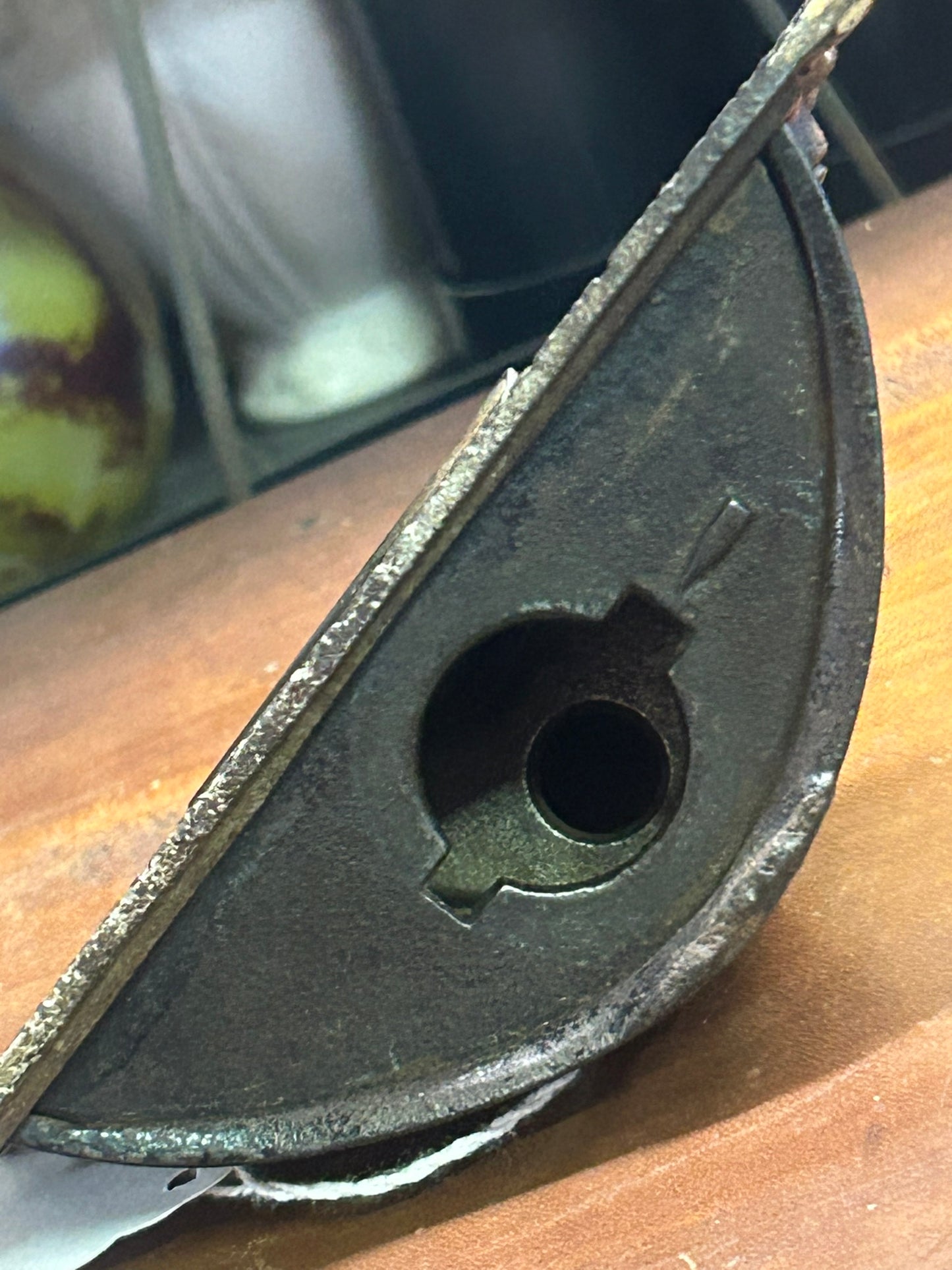 COUMBIAN EXPO ANTIQUE SEMI MECHANICAL CAST IRON BANK
