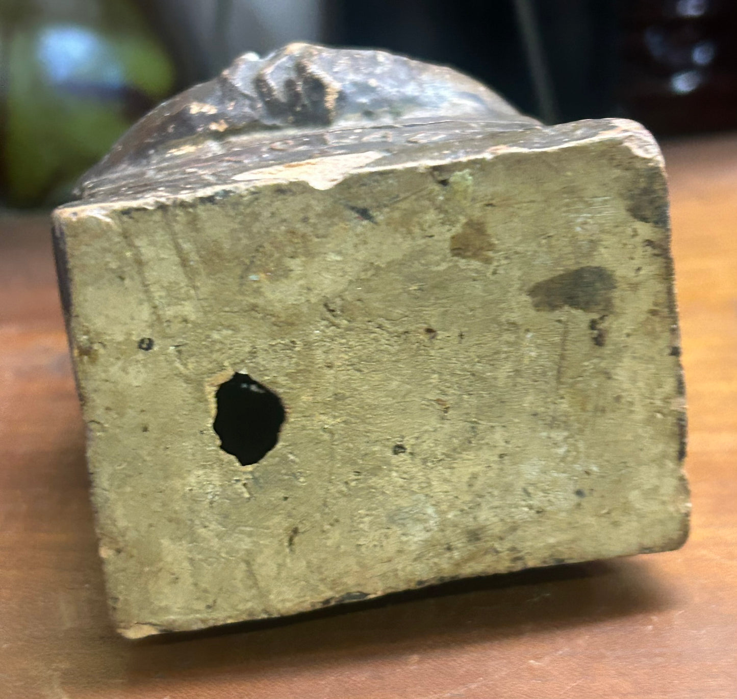 SANTA CLAUS 1800'S POTTERY RARE STILL BANK