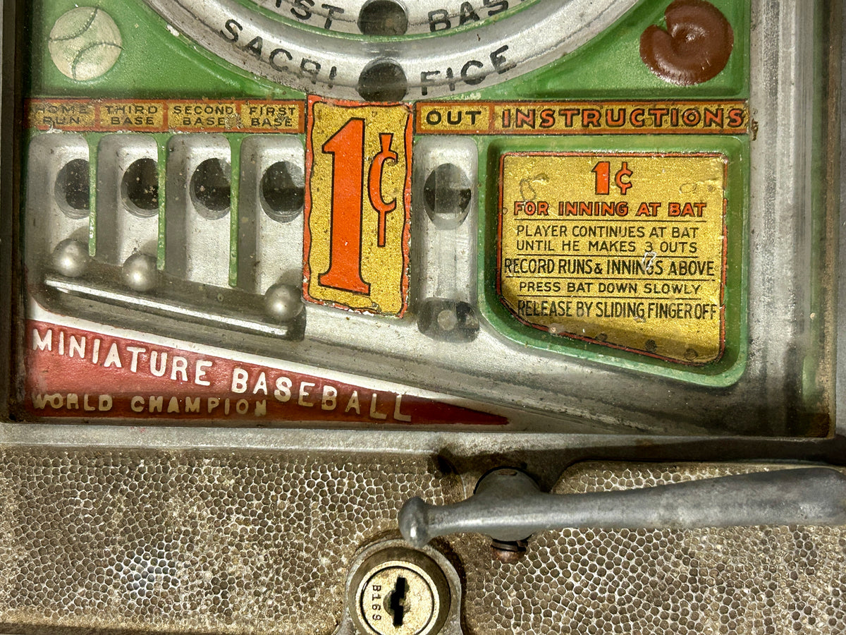 BASEBALL COIN OPERATED GAME BY GOTTIEB 1931