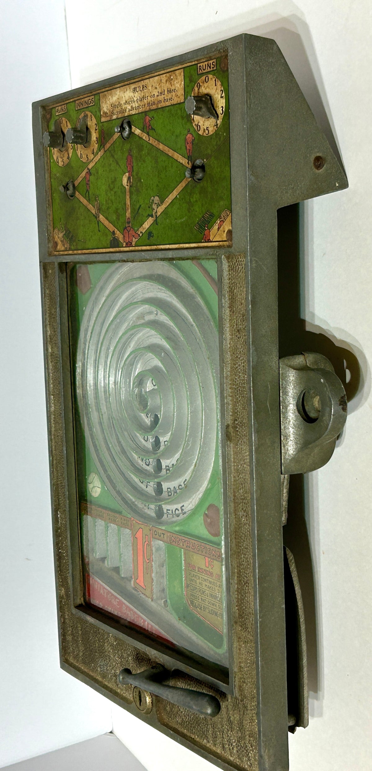 BASEBALL COIN OPERATED GAME BY GOTTIEB 1931