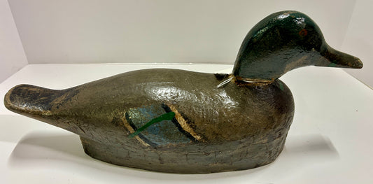 WOODEN ANTIQUE DUCK DECOY